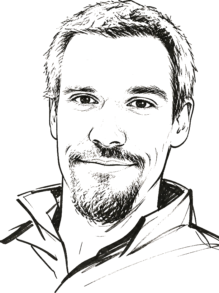 Michal — ink portrait